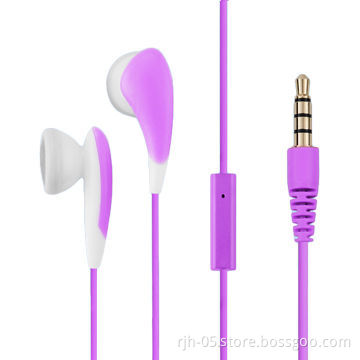 Mobile Phone Earphones for Promotions with 20-20kHz Frequency Response